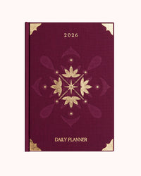 Thumbnail for 2026 Daily Planner - Rich Burgundy