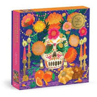 Thumbnail for Ofrenda Del Dia De Muertos Foil Puzzle 500pc