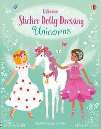 Thumbnail for Sticker Dolly Dressing Unicorns