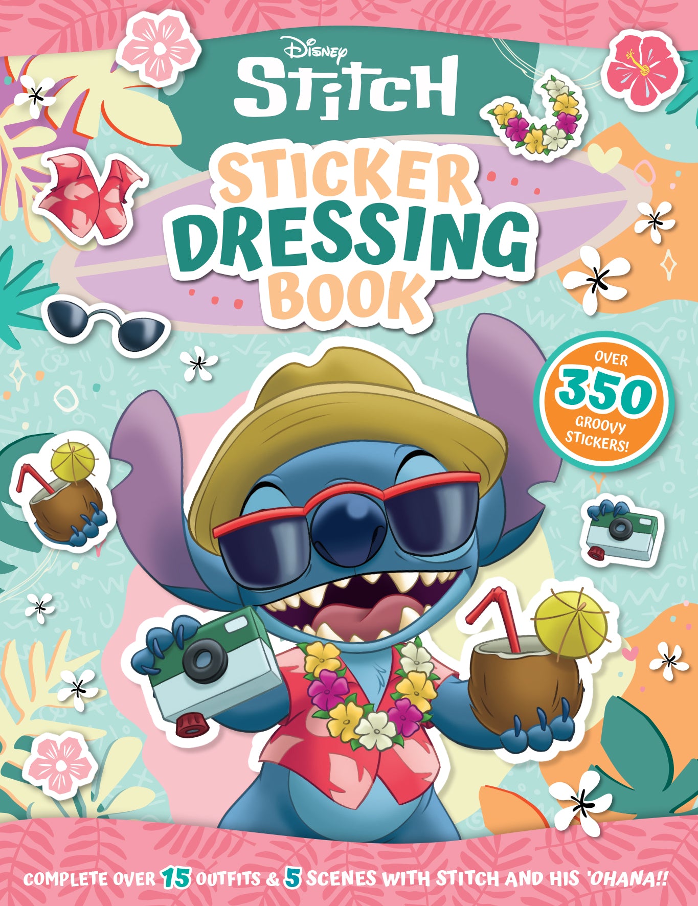 Stitch: Sticker Dressing Book (disney)