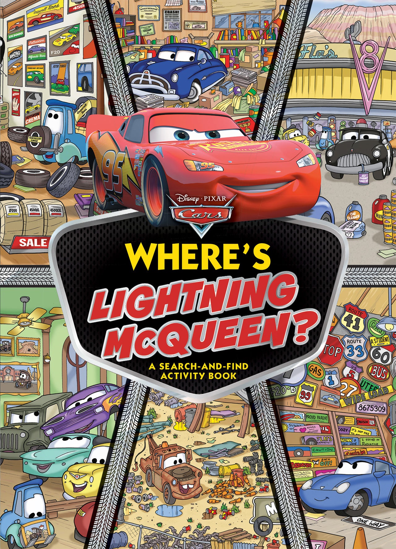 Where's Lightning Mcqueen?: A Search-and-find Activity Book (disney Pixar: Cars)