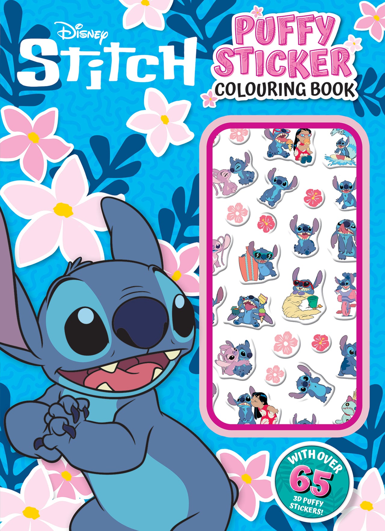 Stitch: Puffy Sticker Colouring Book (disney)