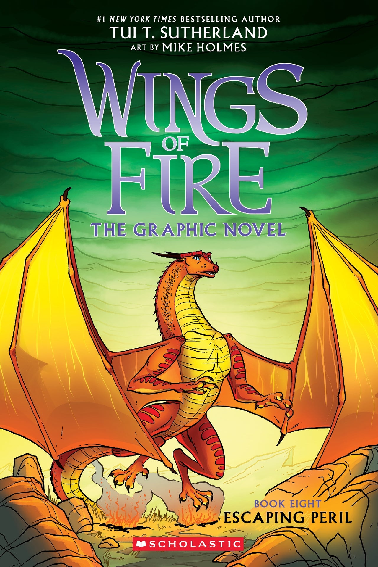 Escaping Peril: The Graphic Novel (wings Of Fire, Book Eight)