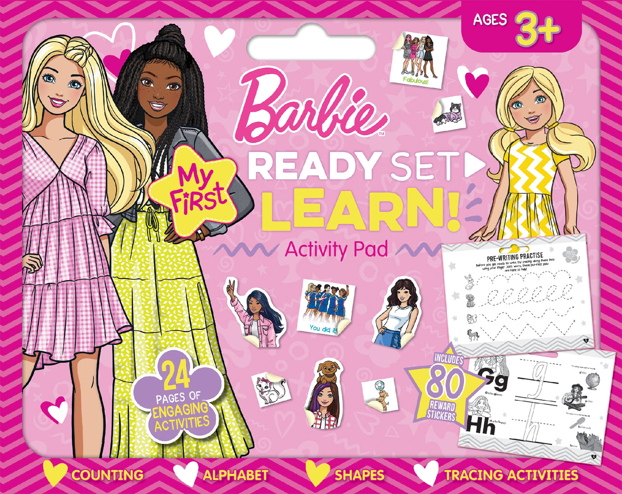 My First Barbie: Ready Set Learn! Activity Pad (mattel: Ages 3+ Years)