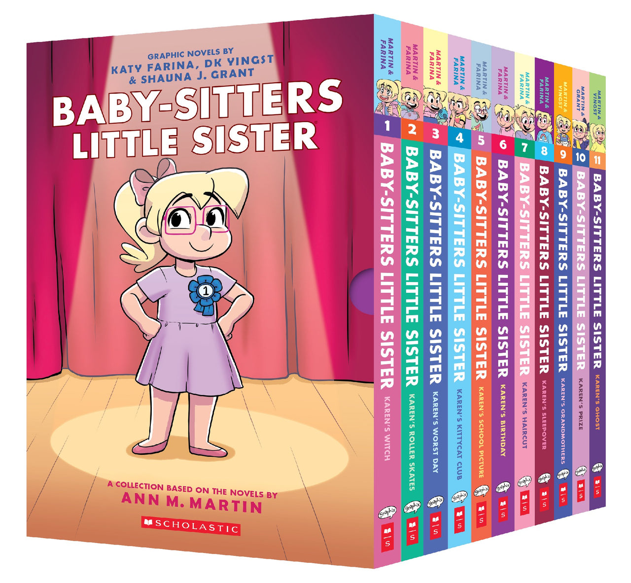 Baby-sitters Little Sister Graphic Novel 11-book Boxed Set