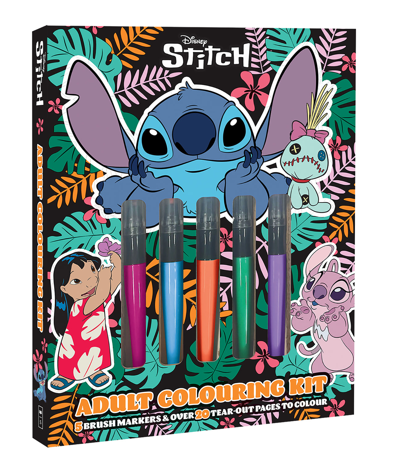 Stitch: Adult Colouring Kit (disney)