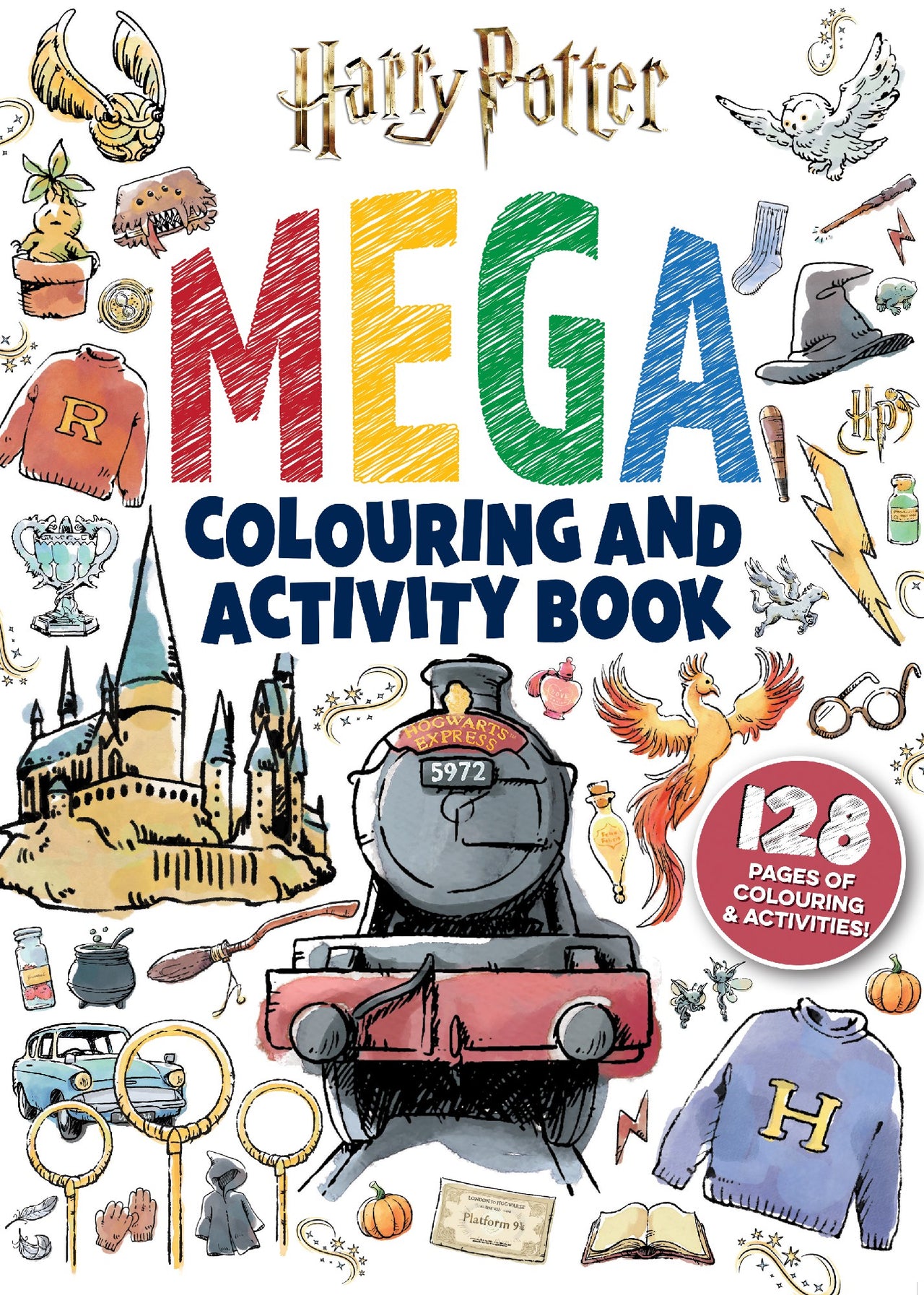 Harry Potter: Mega Colouring And Activity Book (warner Bros.)