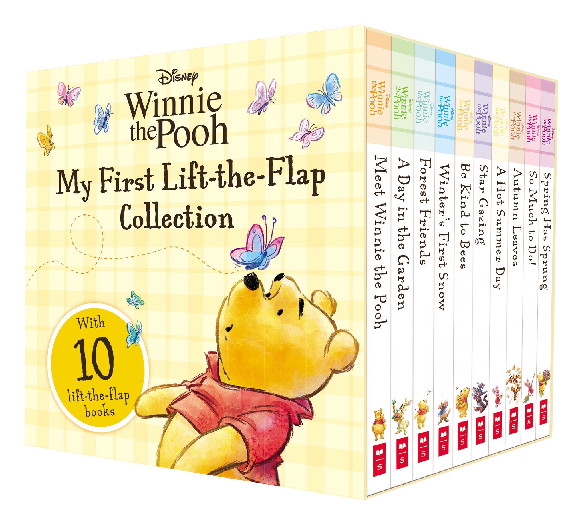 Winnie The Pooh: My First Lift-the-flap 10-book Collection (disney)