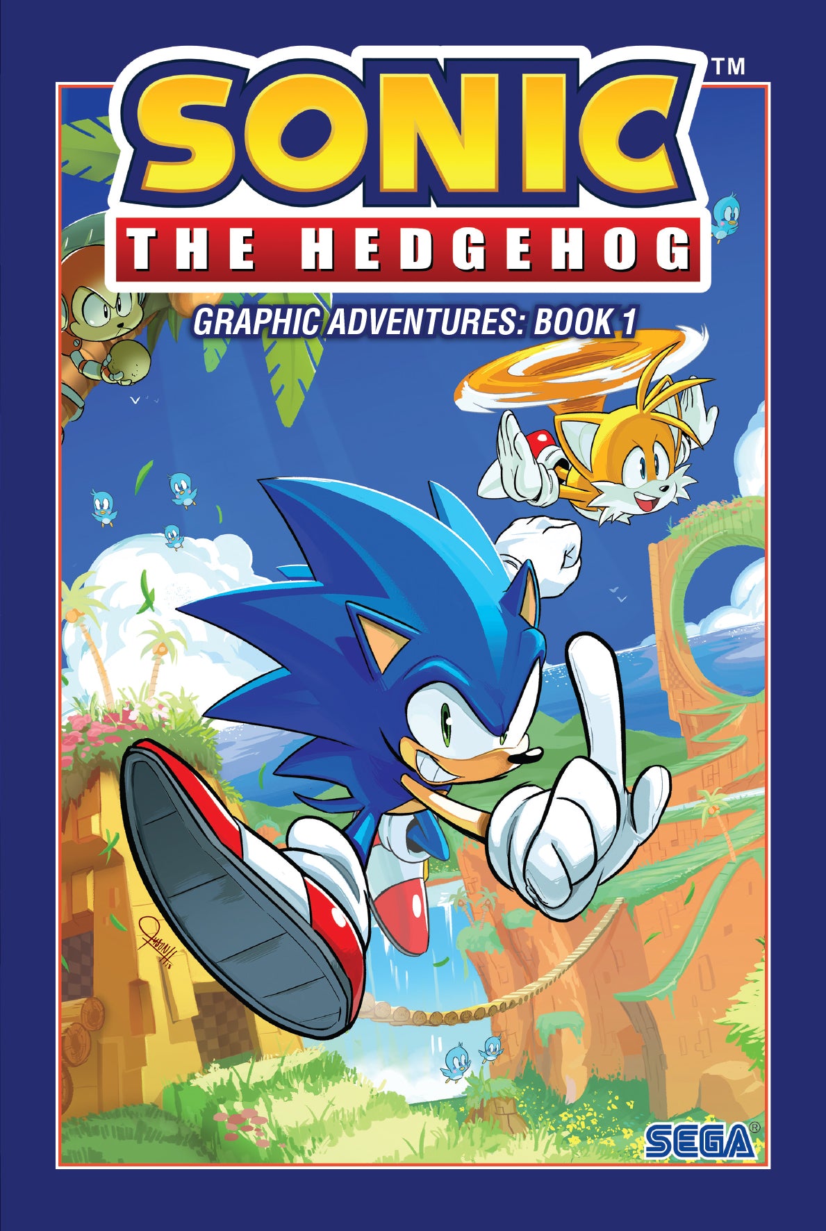 Sonic The Hedgehog: Graphic Adventures: Book 1 (sega)