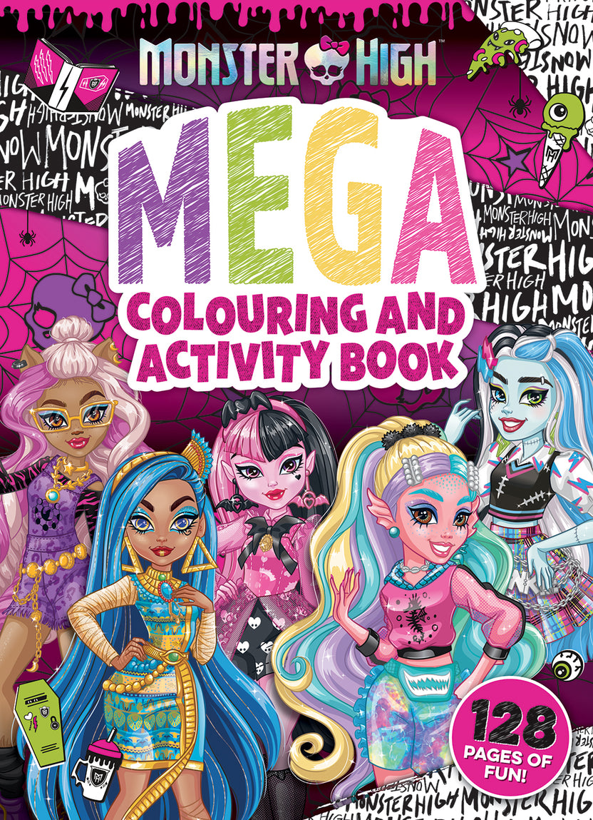 Monster High: Mega Colouring Book And Activity (mattel) – Dear Village