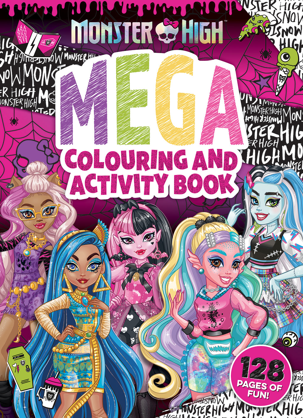 Monster High: Mega Colouring Book And Activity (mattel)