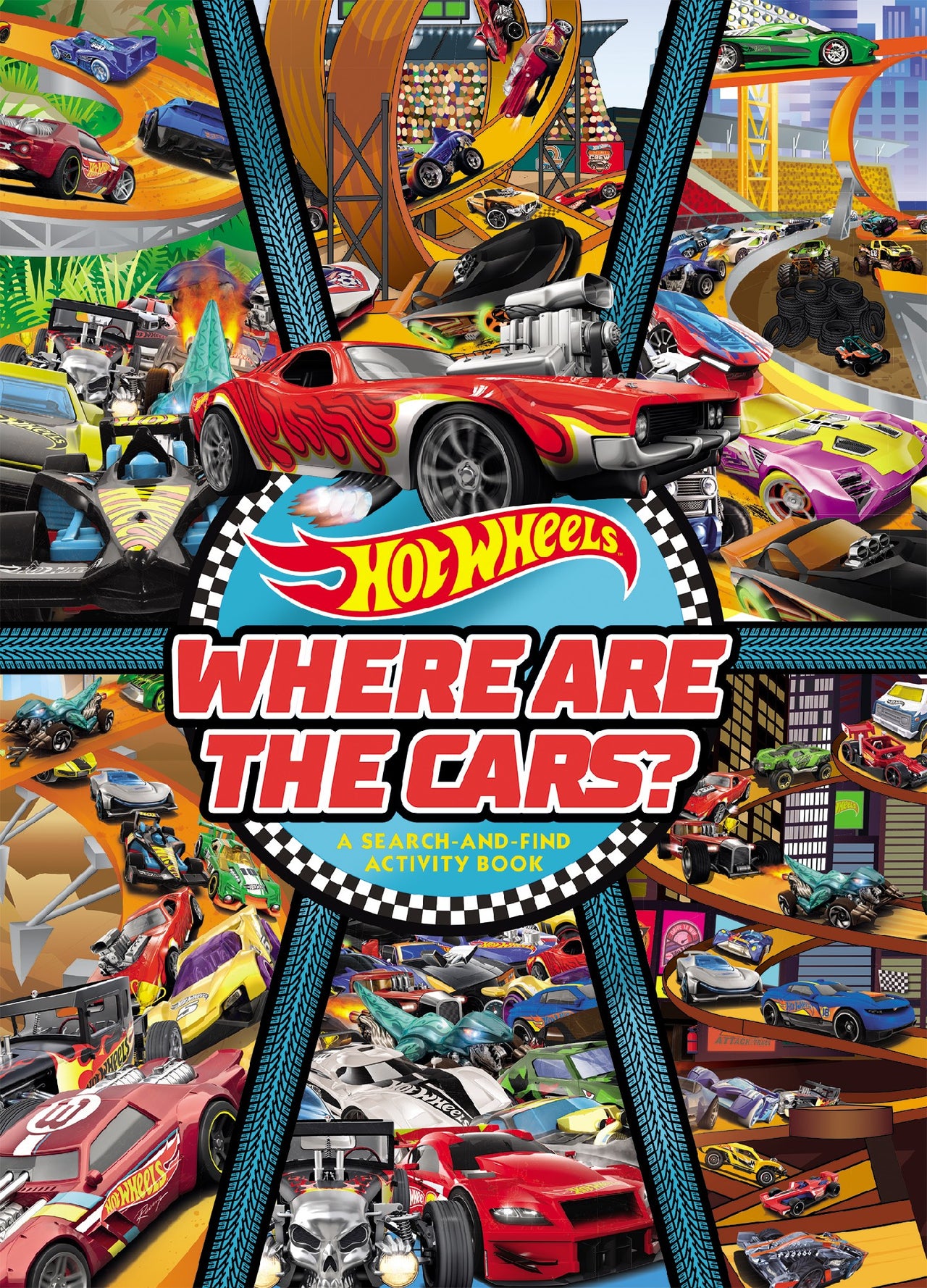 Hot Wheels: Where Are The Cars? A Search-and-find Activity Book (mattel)