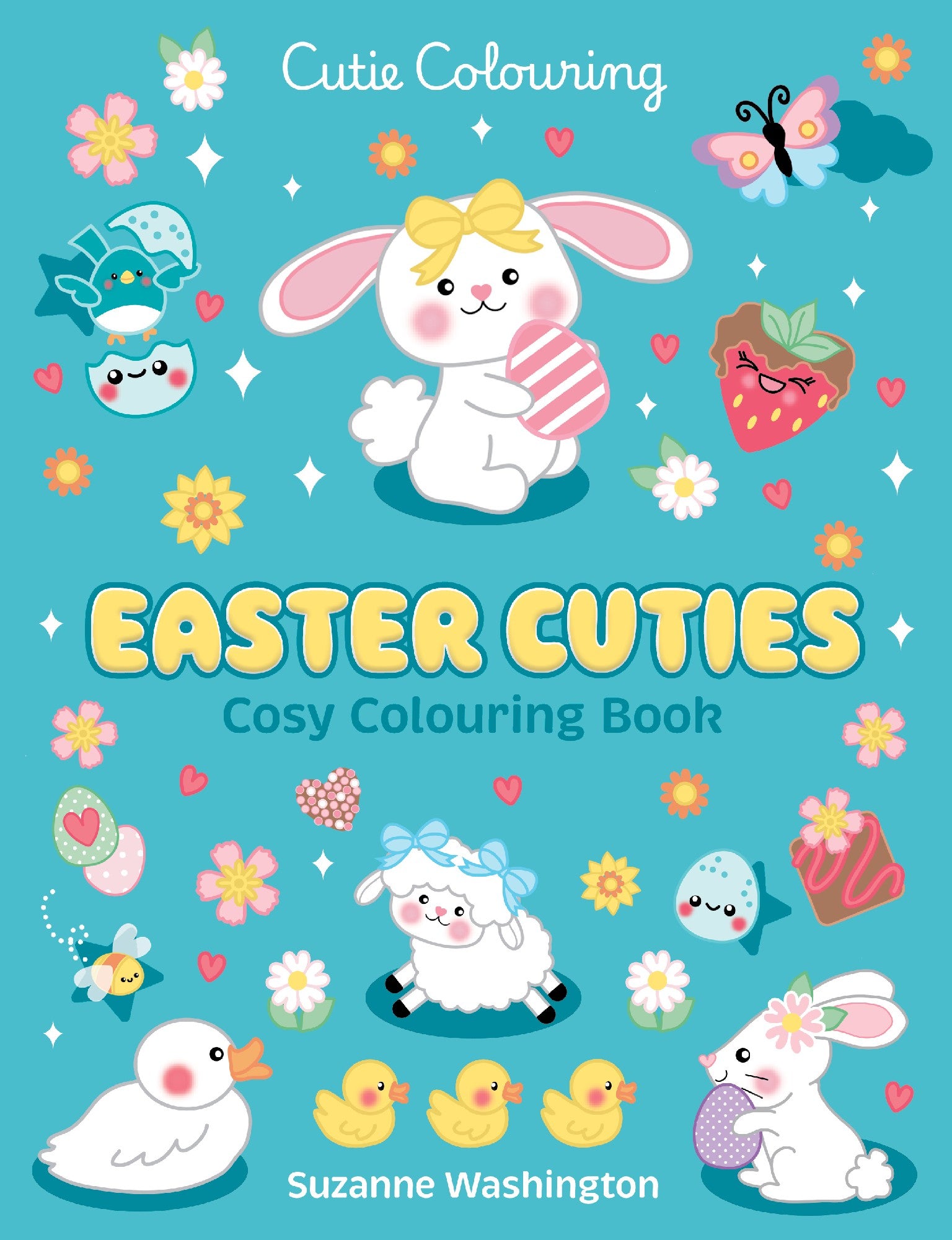 Easter Cuties: Cosy Colouring Book (cutie Colouring #4)