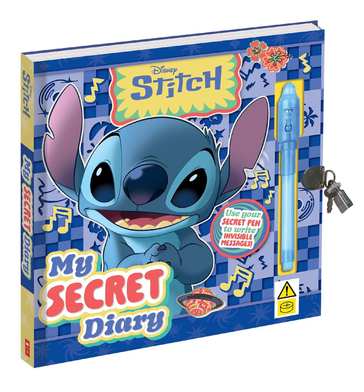 Stitch: My Secret Lockable Diary With Spy Pen (disney)