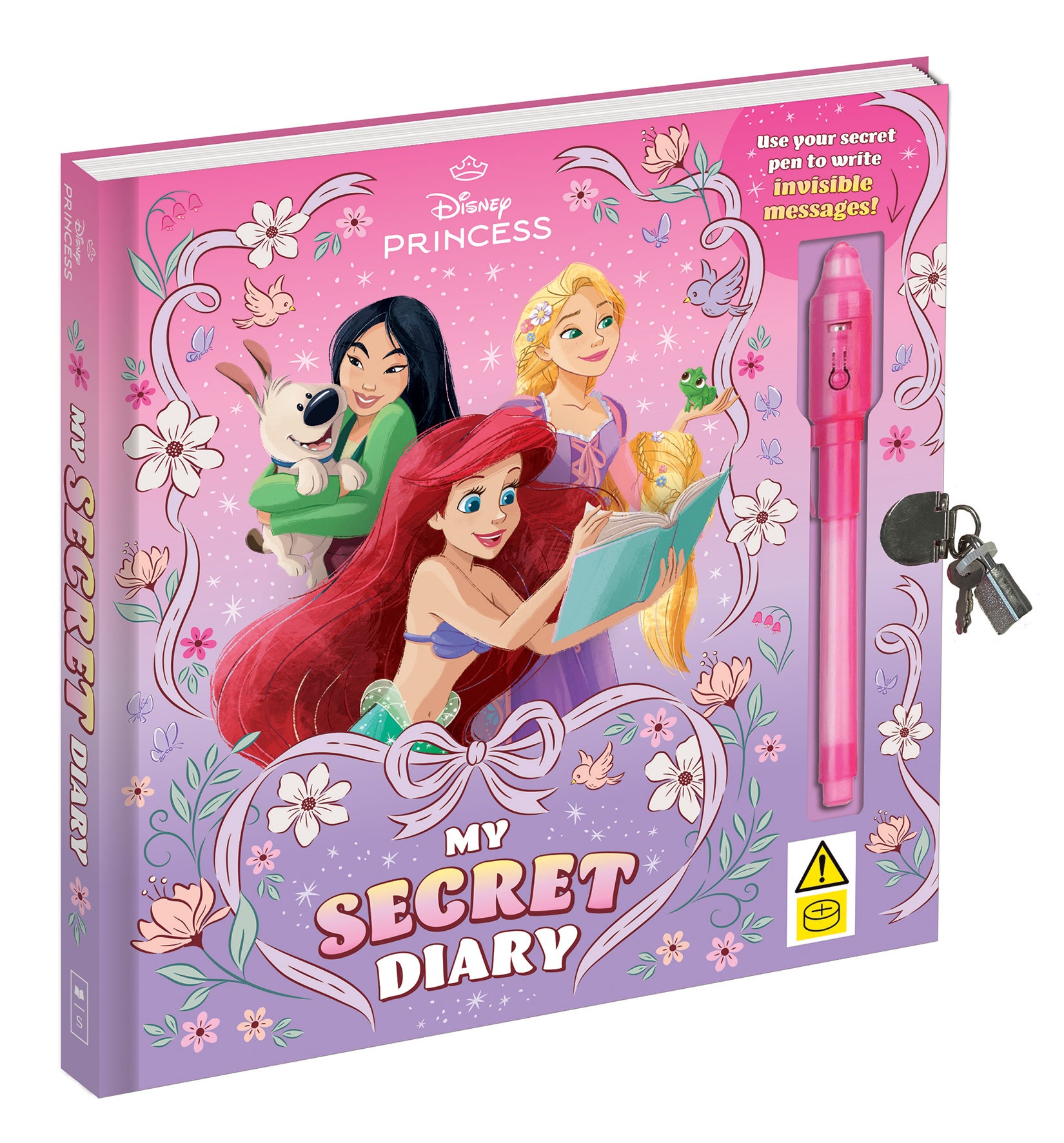 Disney Princess: My Secret Lockable Diary With Spy Pen