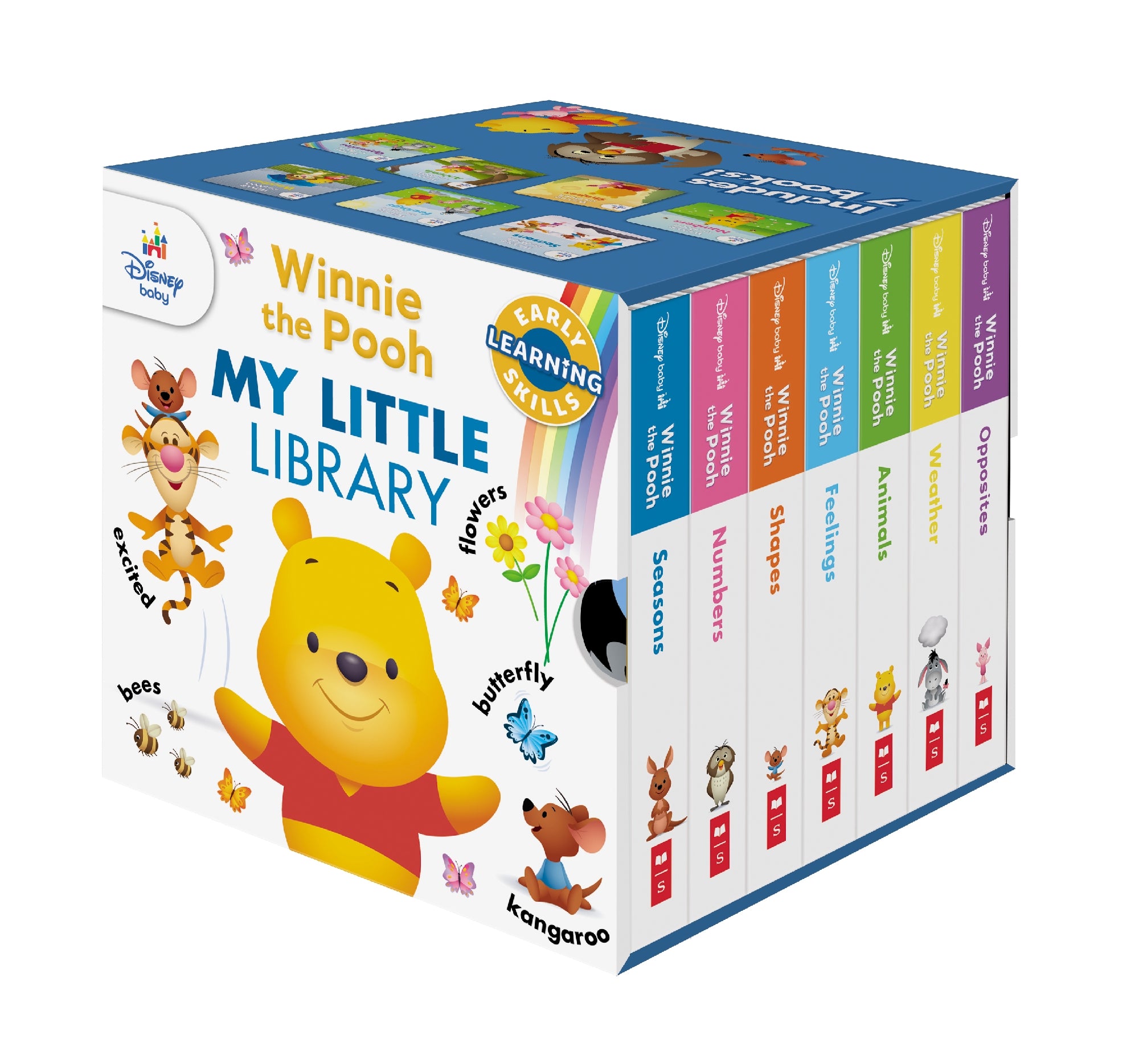 Winnie The Pooh: My Little 7-book Library Cube (disney)