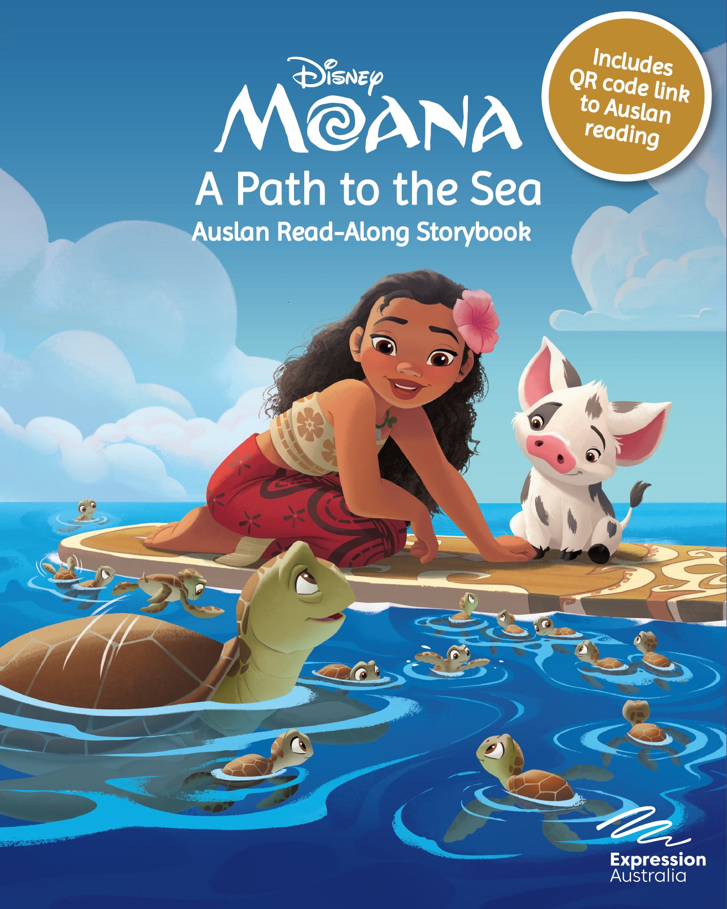 Moana: A Path To The Sea Auslan Read-along Storybook (disney)