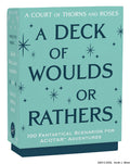Court Of Thorns And Roses Official Deck: A Deck Of Woulds Or Rathers