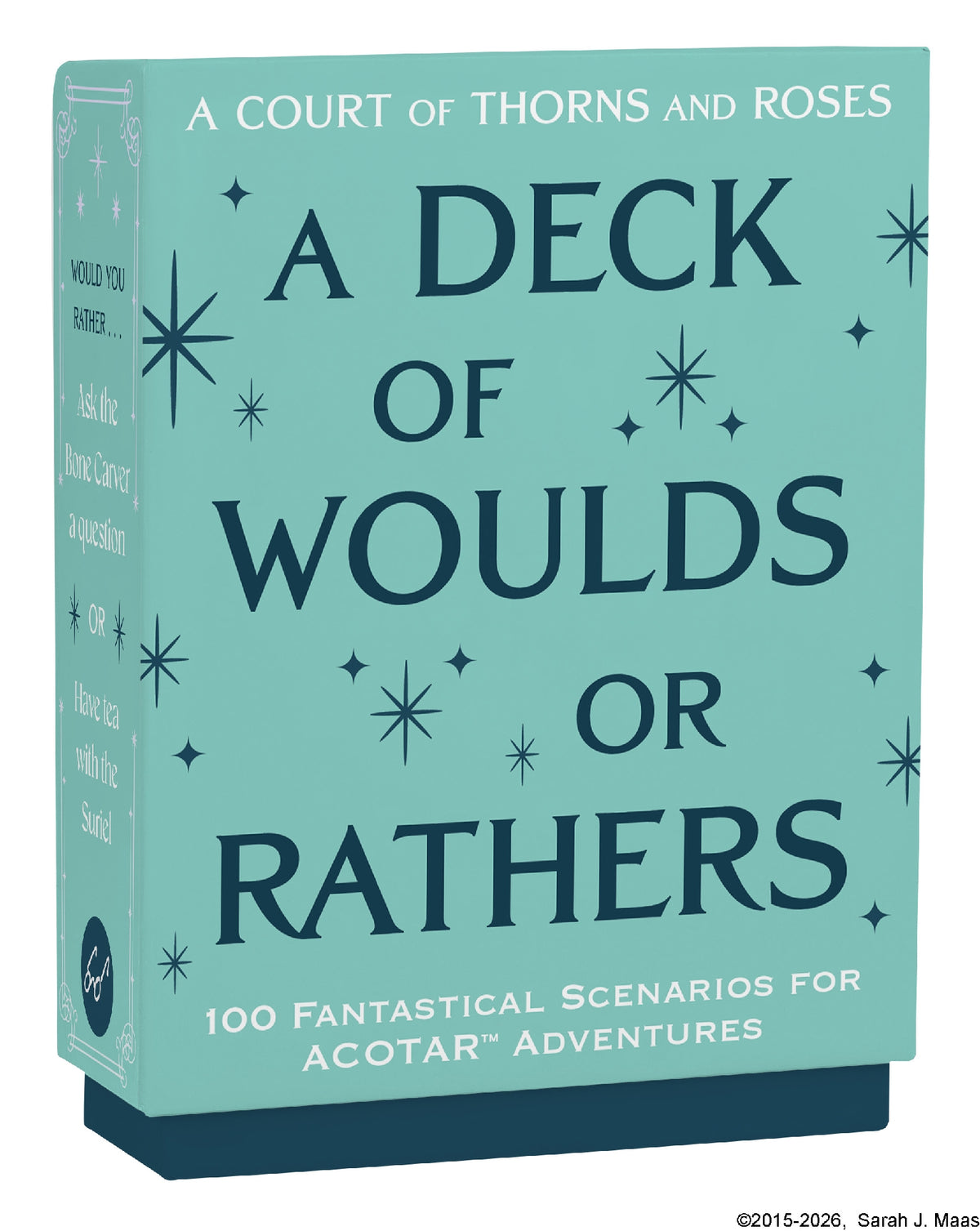 Court Of Thorns And Roses Official Deck: A Deck Of Woulds Or Rathers