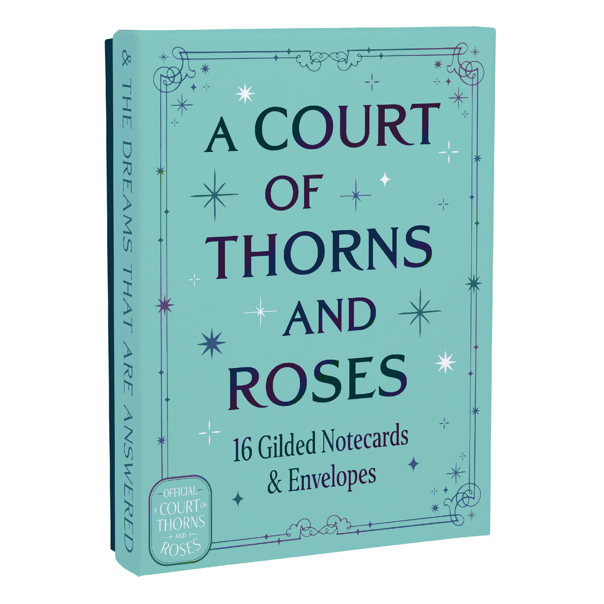 Court Of Thorns And Roses Official Gilded Notecards