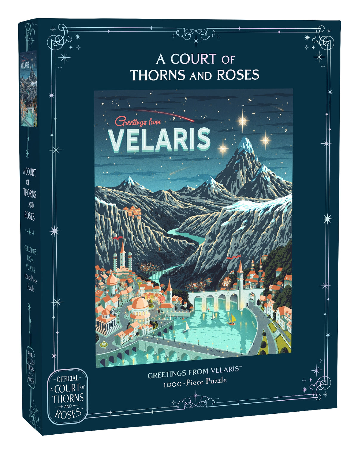 Court Of Thorns And Roses Official Greetings From Velaris 1000-piece Puzzle