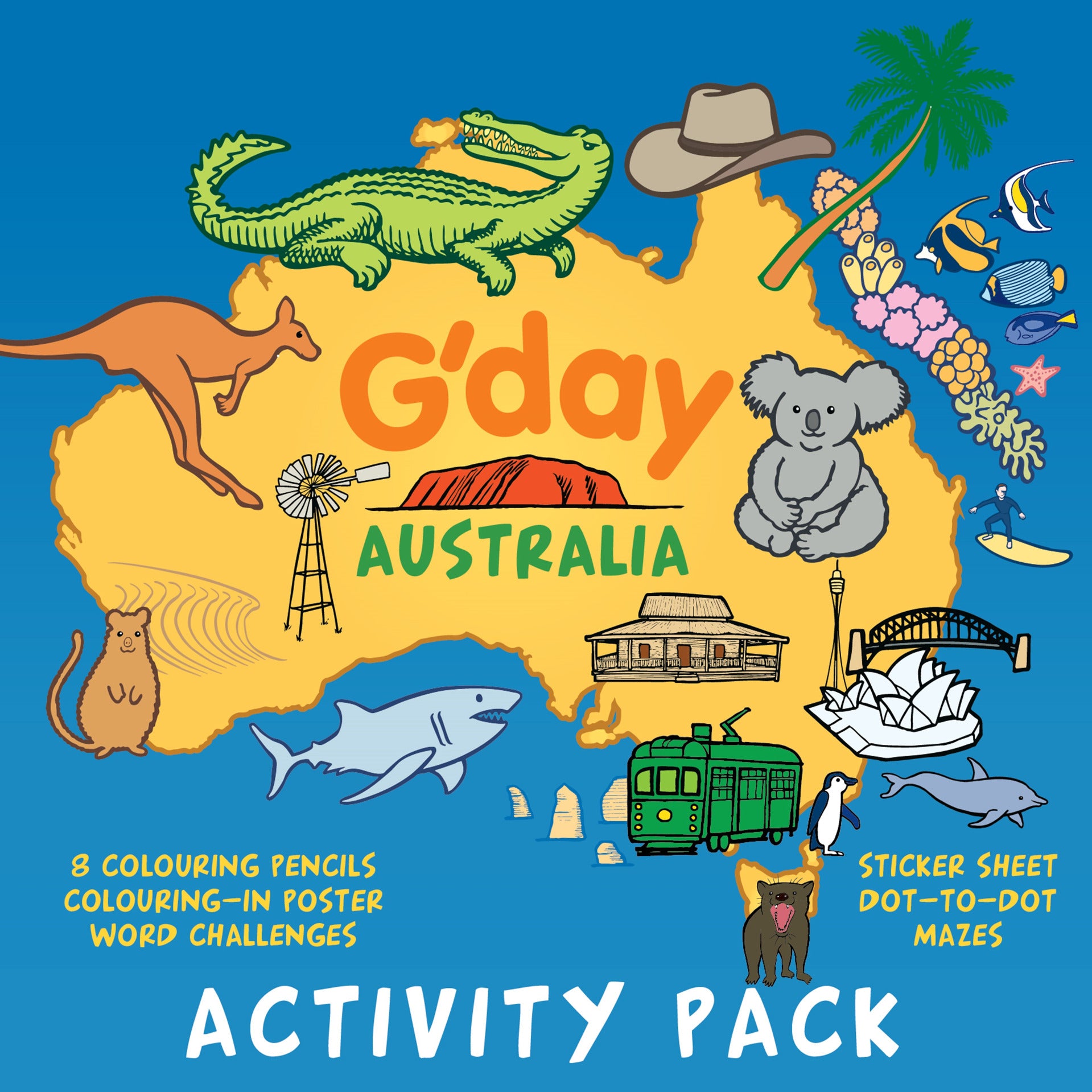 G'day Fun In Australia Activity Pack