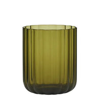 Thumbnail for Hazel Glass Tumbler 8.5x10.5cm Olive
