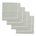 Orla S/4 Cotton Napkins 40cm Mist/ivory