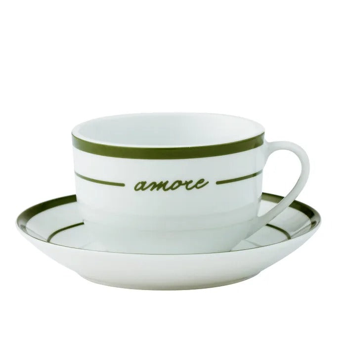 Osteria Cer Latte Cup & Saucer 220ml