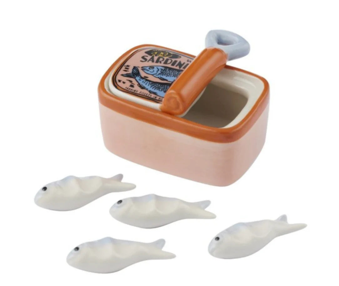 Sardina 5pc Cer Chopstick Set 5x8x5cm