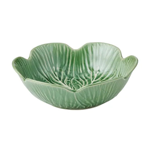 Cabbage Ceramic Bowl 30x9cm Green