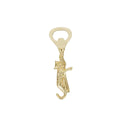 Leo Metal Bottle Opener 14x4.5cm Gold
