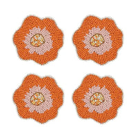 Thumbnail for Flora S/4 Beaded Coaster - Multi