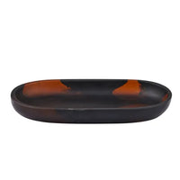 Thumbnail for Kip Resin Oval Tray - Tortoiseshell