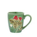 Fraise Ceramic Mug 13x9x10cm Green