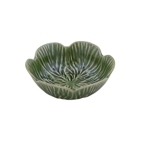 Cabbage Cerarric Bowl 15x5cmgreen