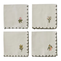 Thumbnail for Daphne S/4 Cotton Embroided Napkins