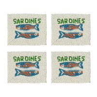 Thumbnail for Sardines S/4 Beaded Coasters