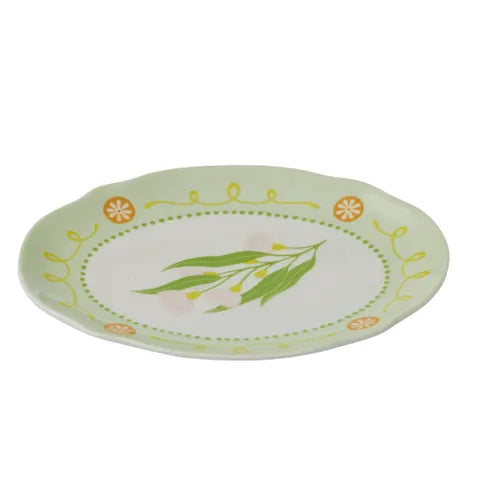 Madge Ceramic Plate 19x14cm Mint