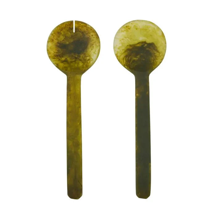 Kip S/2 Resin Salad Server 25.5cm Pesto