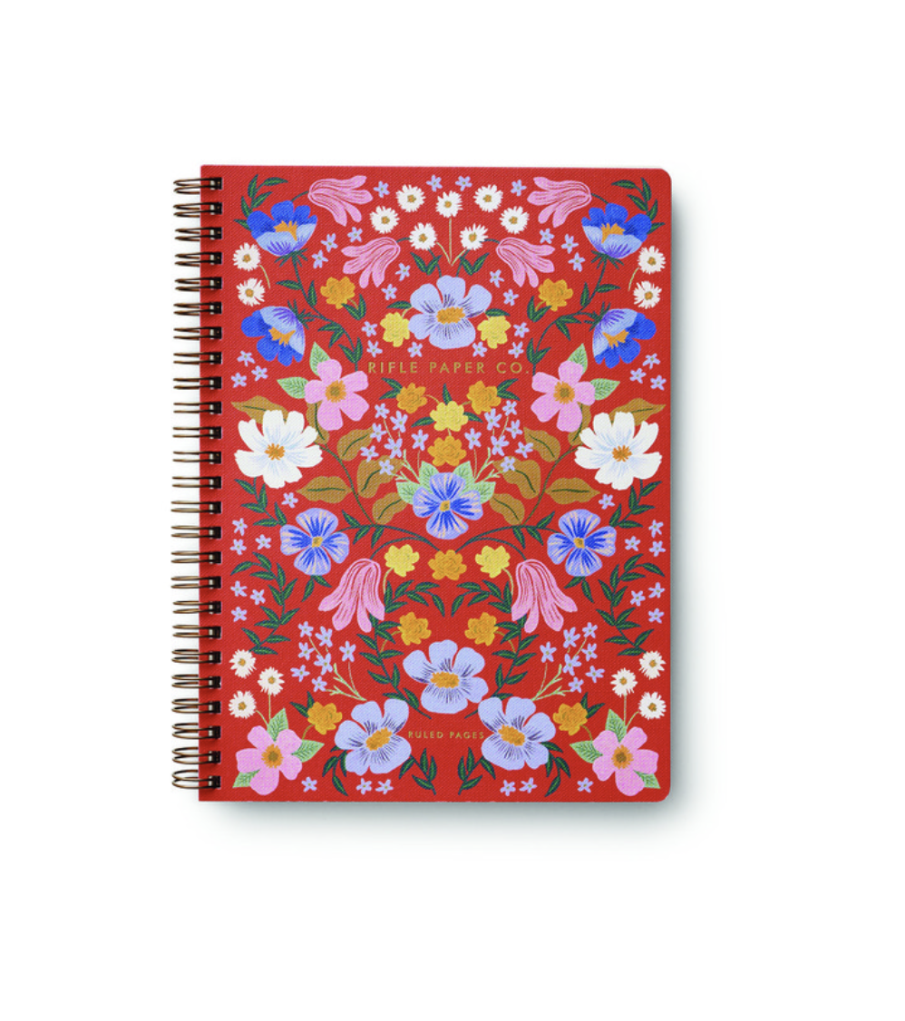 RIFLE PAPER CO - SPIRAL NOTEBOOK RULED A5 - BRAMBLE