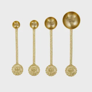 Printemps S/4 Measuring Spoons 15cm Gold